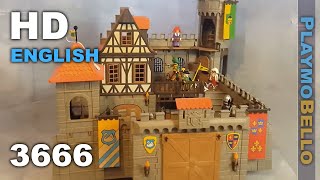 (1993) 3666, Castle Knights, Swan, Tower and Royal Grand Castle, Playmobil REVIEW