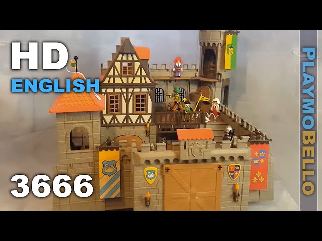 (1993) 3666, Castle Knights, Tower and Royal Grand Castle, Playmobil REVIEW - YouTube