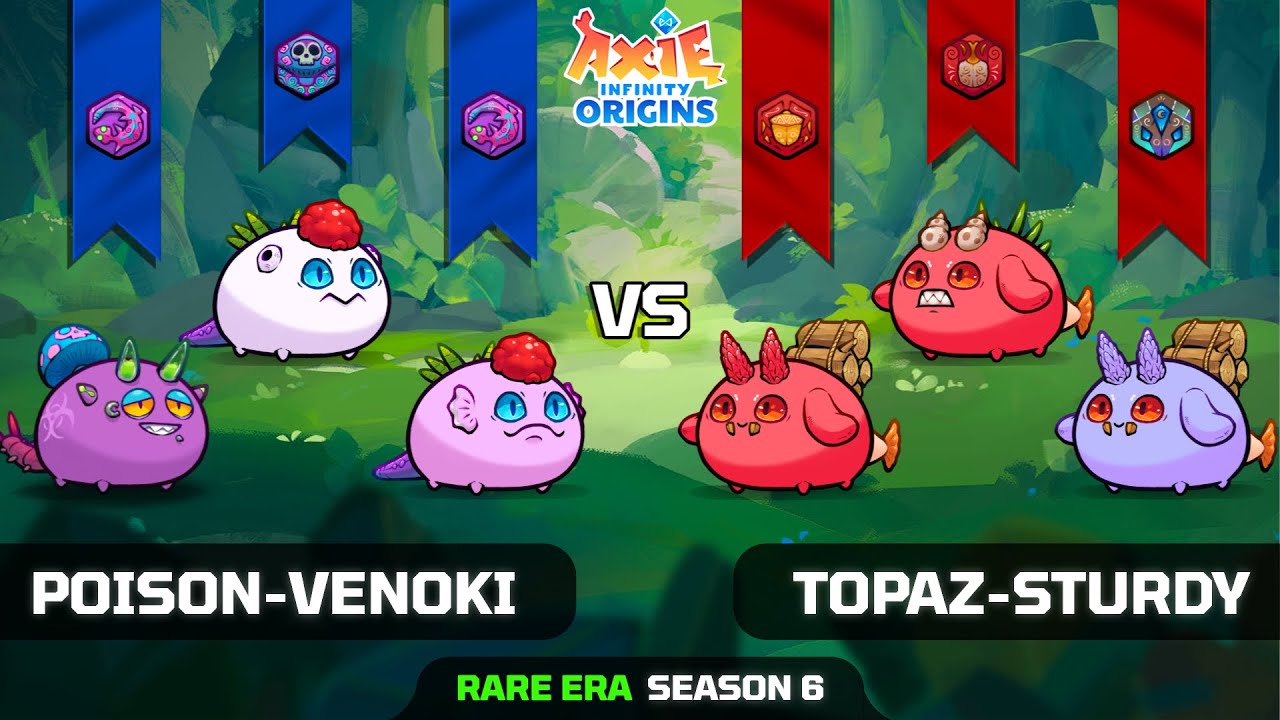 POISON-VENOKI vs TOPAZ-STURDY | BR-Luana my love vs seldy | TOP 100 | SEASON 6 | AXIE ORIGINS