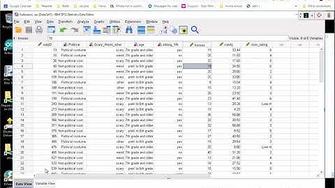 SPSS demo: one-way chi-square