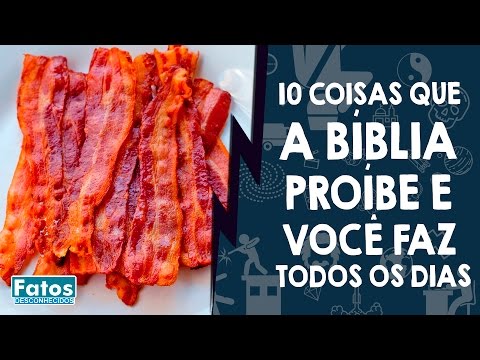 10 coisas que a Bíblia proíbe que você faz todos os dias - FATOS DESCONHECIDOS