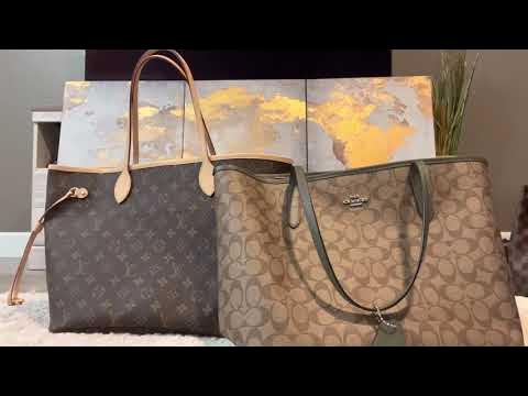 COACH CITY TOTE REVIEW  CHEAPER OPTION FOR LV NEVERFULL 