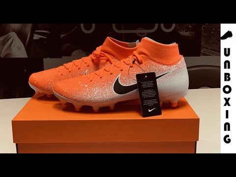 nike mercurial superfly 6 orange and white