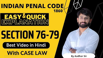 Section 76&79 Of INDIAN PENAL CODE||GENERAL EXCEPTION||Simple explanation #ipc
