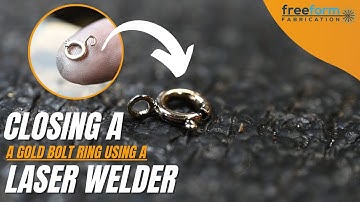 Closing A Bolt Ring Using A Laser Welder! | PAUL PAINE