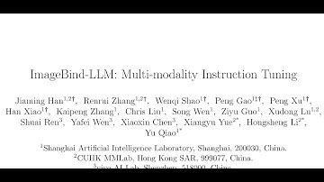 ImageBind-LLM: Multi-modality Instruction Tuning
