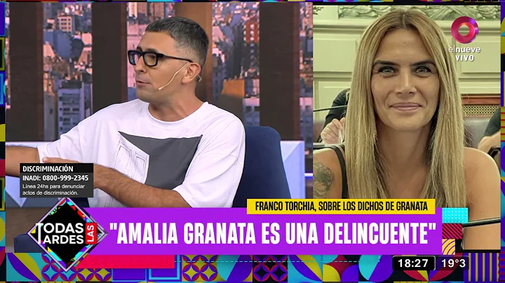 Franco Torchia: "Amalia Granata es una delincuente"
