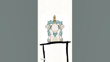 unicorse animation #shorts #flipaclip #animation #flipaclipanimation #unicorse
