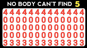 Find The Odd One Out |Test Your Observation Skills 👁| Number and Letter Edition - Quiz