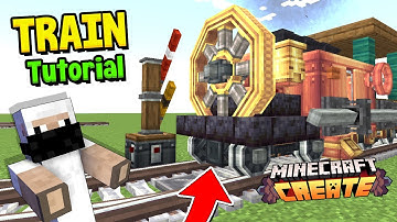 Ultimate Guide to TRAIN & STATION and More... | CREATE MOD TUTORIAL