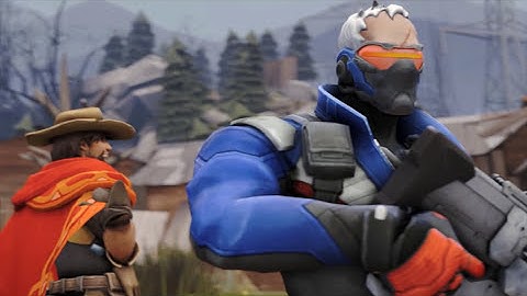 DVA Gets Stuck (Overwatch Animation)