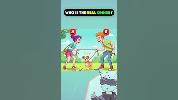Who Is The Owner? #shorts #youtubeshorts #quiz #viral #memes  #brainteasers #viralvideo #usa #dog