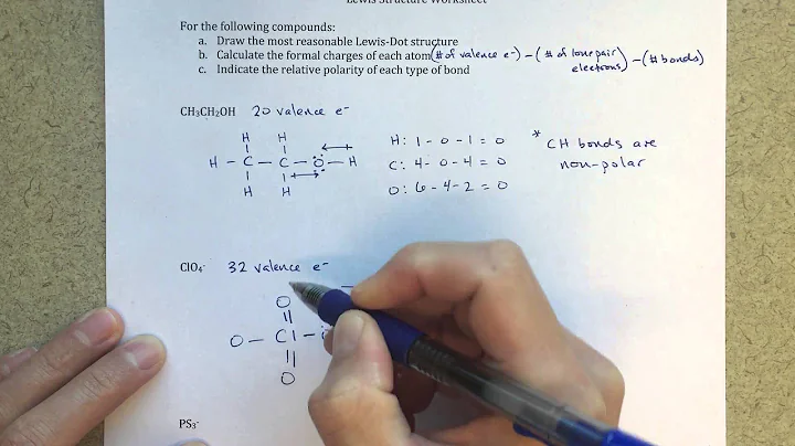 General Chemistry I - Drawing Lewis-Dot Structures!