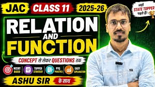 Day-44 Class-11 Relation JAC board State Topper Ashu Sir Best math Teacher #jac #class11 #jactopper
