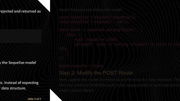 How to Create an Endpoint in Sequelize.js for Any Random JSON Data