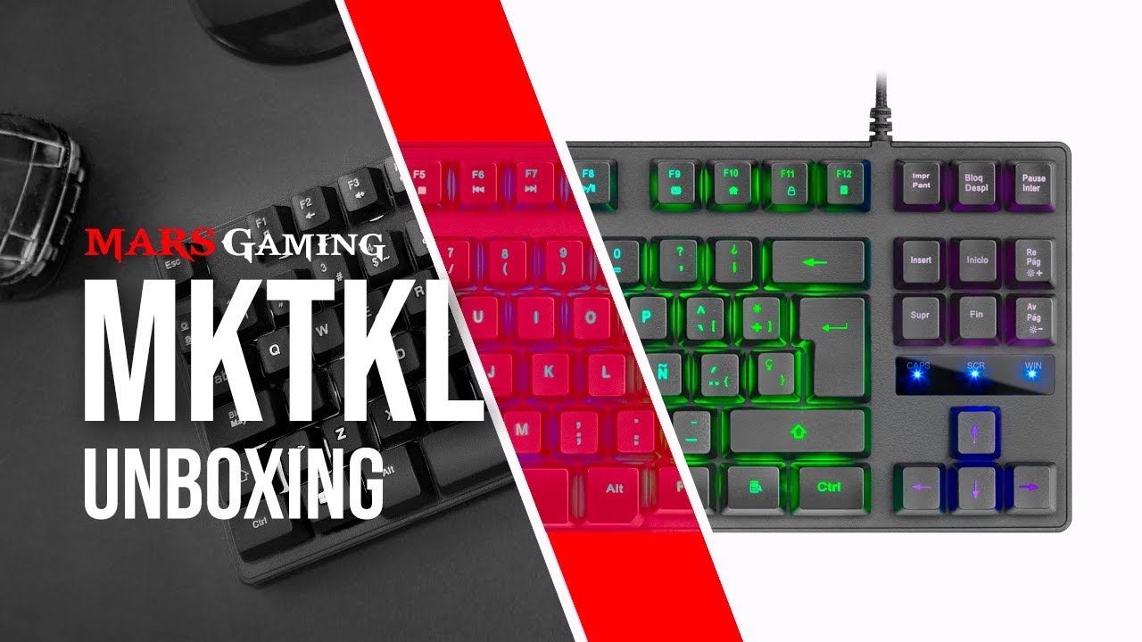 TECLADO MARS GAMING MKXTKL SWITCH ROJO