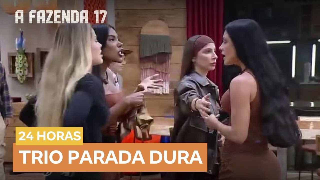 Após formação da Roça, briga entre Rayane e Carol esquenta na casa: 'Digna de pena' | A Fazenda 17