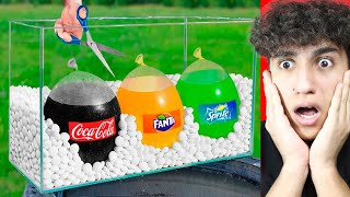 İnanilmaz Kola Vs Mentos Deneyleri̇ Rahatlatıcı Video