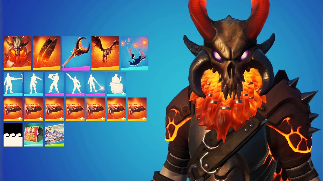MOLTEN RAGNAROK Skin Showcase in Fortnite YouTube