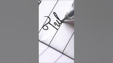 Tulsi  || Comment your name..|| #viral  #cursive #cursive-handwriting #shorts