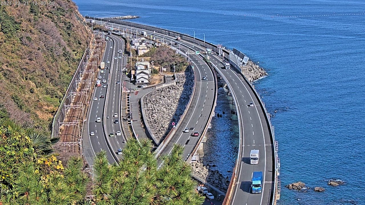 さった峠国道1号東名高速ライブカメラ 静岡県静岡市清水区 ライブカメラdb