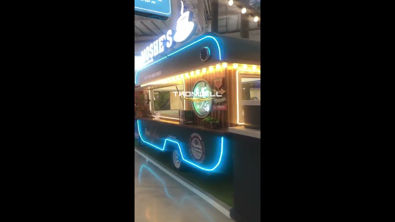 High quality food truck trailer of MOSHE-S
