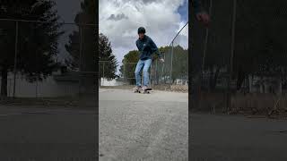 Ollie over small obstacle #beginner #skateboarding #tricks #skateboardtricks