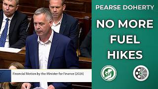 Pearse Doherty: Wont Back Fuel Tax Increases