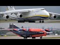 Leipzig Airport Planespotting 2019 with Antonov AN-124 AN-12 Boeing 747 777