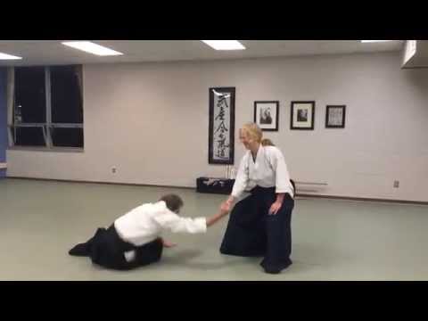 Linda Holiday at Aikido of Wales, Wisconsin - Oct. 7, 2014