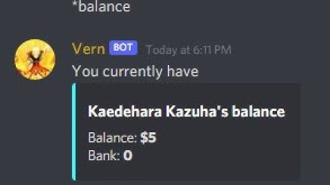 How to make a balance command using "Autocode"