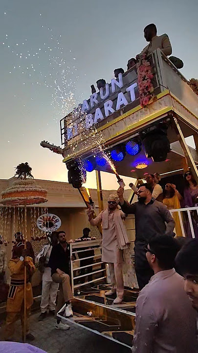 barat on wheels DJ truck gadi Rajasthan ka King double Tecker gadi #Dosti #DJ #wedding #viral