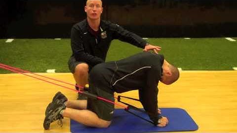 2 x 1 Quadruped Cervical Flexion with Pattern Assistance with Cook Band