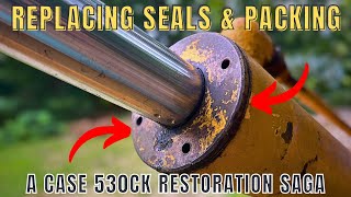 Replacing Hydraulic Cylinder Seals & Packing Case 530CK