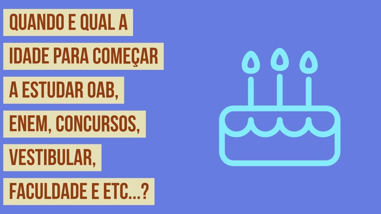 Idade Obrigatoria Para Estudar - NAZAEDU