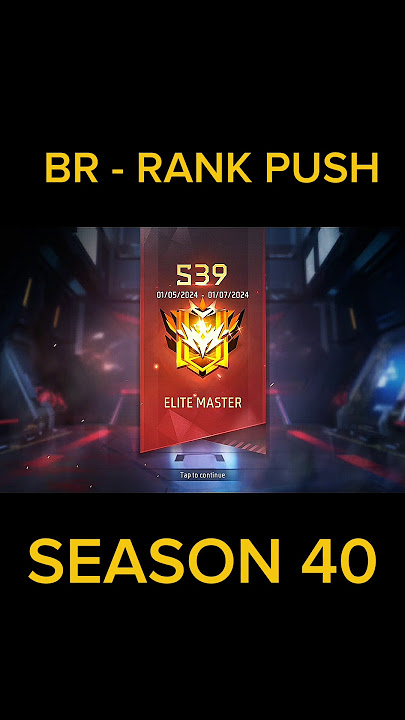 Road To Grandmaster Season 40 🔥||Free Fire New Rank Season 🤯 #freefire #rankpush #shorts