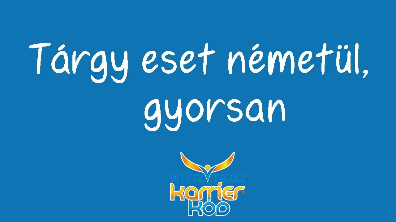 meet tárgyeset vagy részes eset