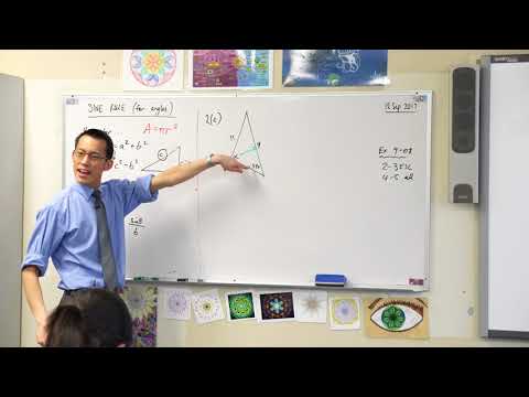 Applying the Sine Rule (1 of 2: Finding an acute angle)