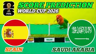 SPAIN VS SAUDI ARABIA || FIFA WORLD CUP 2026 || FOOTBALL PREDICTION