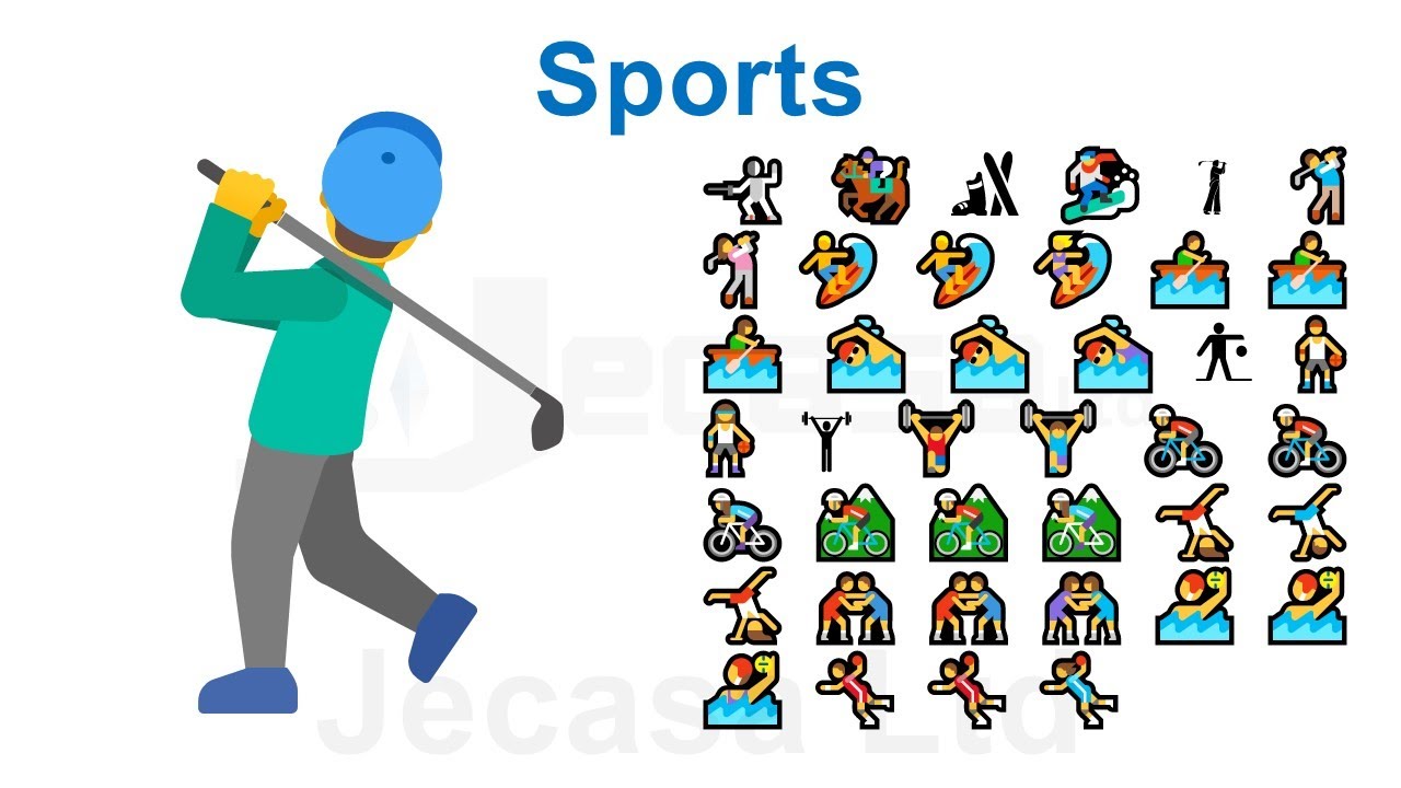 Emoji Meanings Part 10 Sports English Vocabulary YouTube
