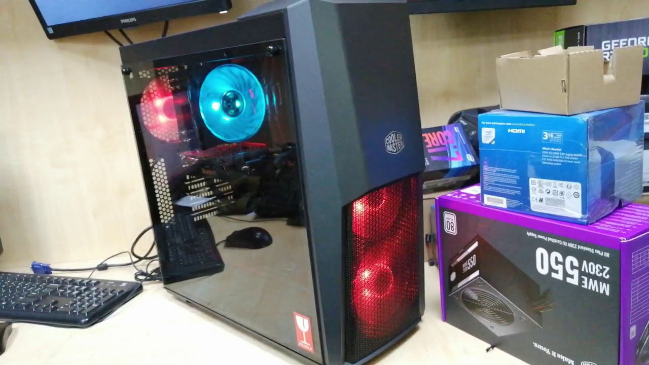 PC Build with MSI B360M Mortar motherboard & Intel Core i5 9600K ...