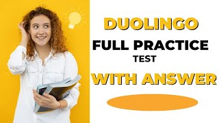 Full Duolingo English Practice Test | TEST 3 | Tips & Techniques | With Answers