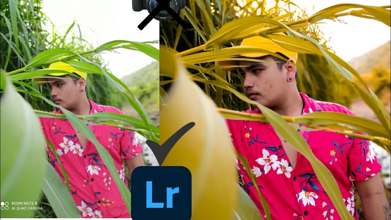 Moody Light Yellow effect photo editing Lightroom photo editing mobile tutorial