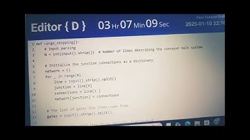 Cargo Shipping problem solution code ✅💯 || TCS CodeVita Season 12 Round 2  #tcscodevita #codevita