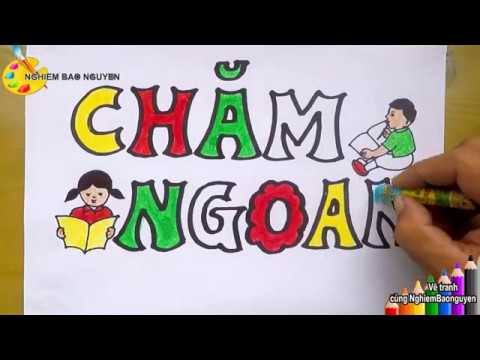 Vẽ chữ trang trí - YouTube