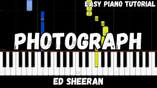 Ed Sheeran - Photograph (Easy Piano Tutorial) Resimi