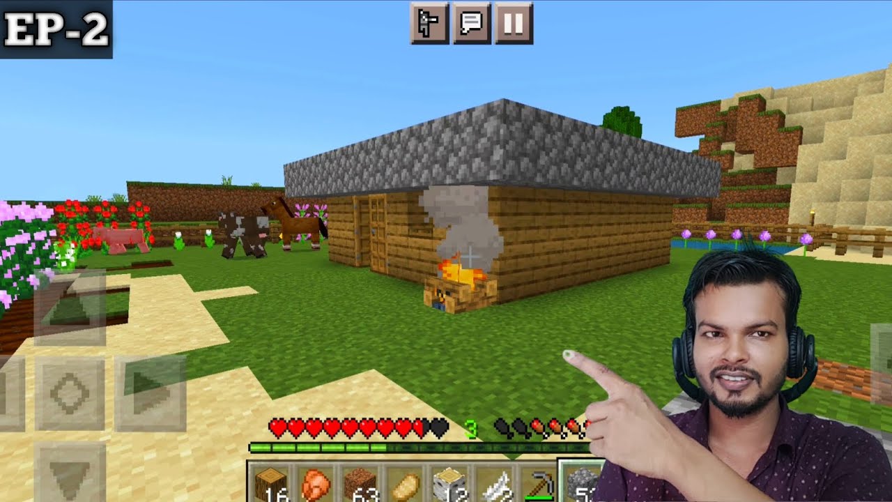 MINECRAFT SURVIVAL GAMEPLAY EP-2 - YouTube