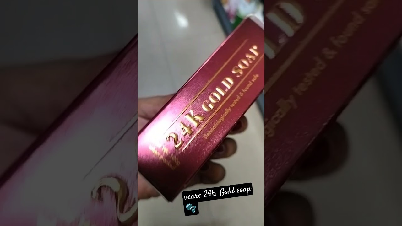 vcare 24k gold soap 