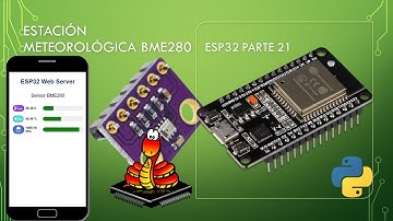 ✅Curso ESP32 parte 21: Estación meteorológica BME280 (MicroPython) web server