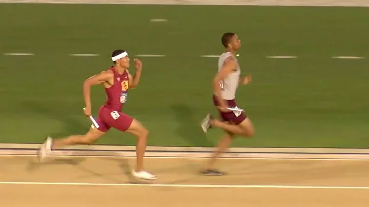 Michael Norman 43.06! 2nd Fastest Split In World H...